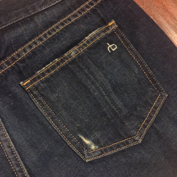 Rag and bone jeans shorts denim Doris cutoff SZ 24 - Picture 3 of 6